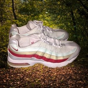 Nike Lady's Air Max Zen 95 White Mint Red Tan Nice